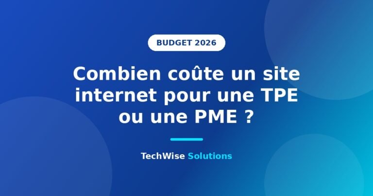 Combien coûte un site internet pour une TPE ou une PME en 2026 ? 3 Budget et tarifs d'un site internet pour une TPE ou une PME en France en 2026